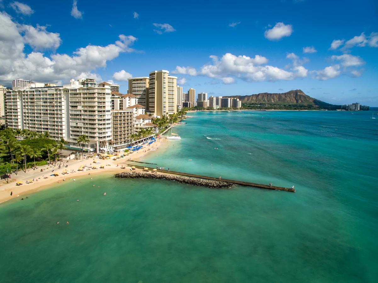 Waikiki Shore Beachfront Honolulu Extérieur photo